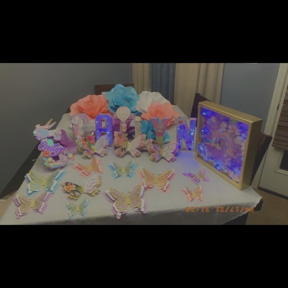 3D letters